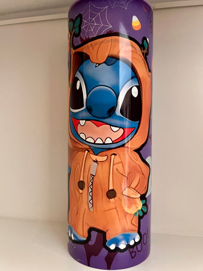 Stitch and Groot Halloween Tumbler 20oz