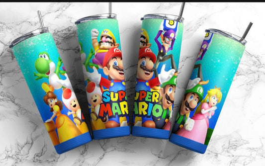 Super Mario Bros Tumbler 20oz