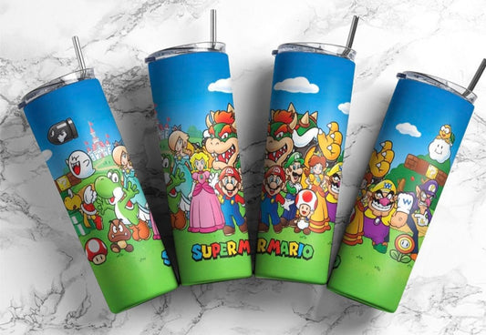 Super Mario Bros Family Tumbler 20oz